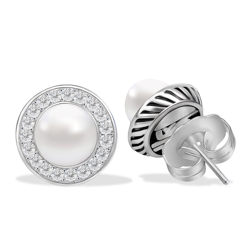 Vintage Fashion Jewelry Brands - أقراط لؤلؤ فاخرة للنساء بتصميم كابل