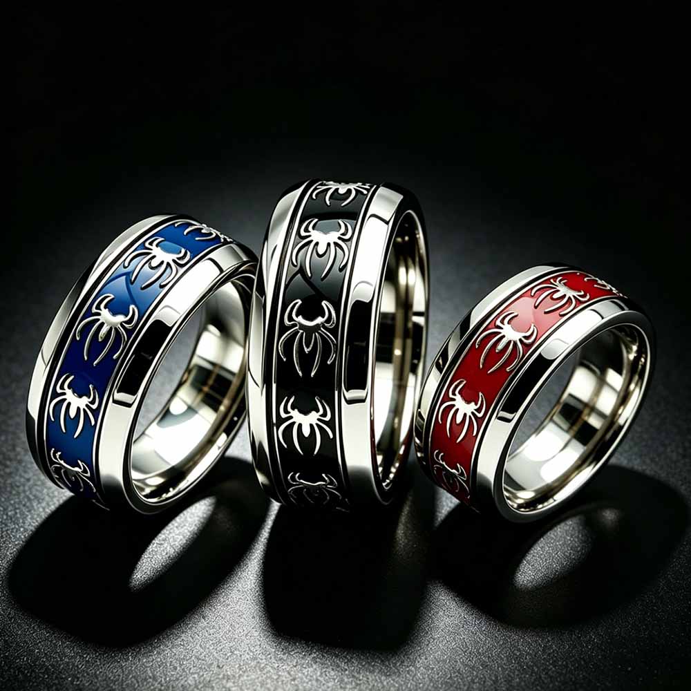 خاتم عنكبوت جديد بتصميم عتيق ع - مراجعة Vintage Fashion Rings For Women وسعره
