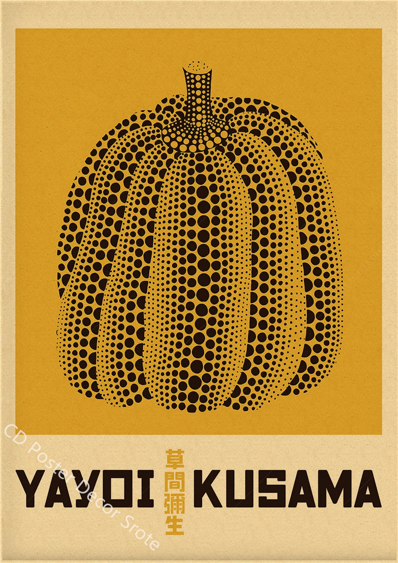 Yayoi Kusama معرض المشارك اليق - مراجعة Vintage Fashion Wallpaper وسعره