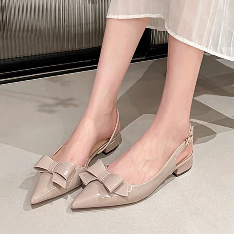 صندل نسائي كلاسيكي فرنسي بمقدم - مراجعة Vintage And Modern Fashion وسعره