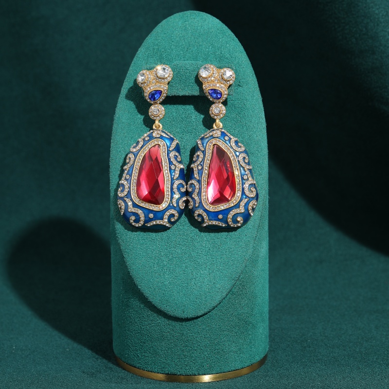 أقراط متدلية فاخرة بتصميم فضائ - مراجعة Vintage Fashion Jewelry Brands وسعره