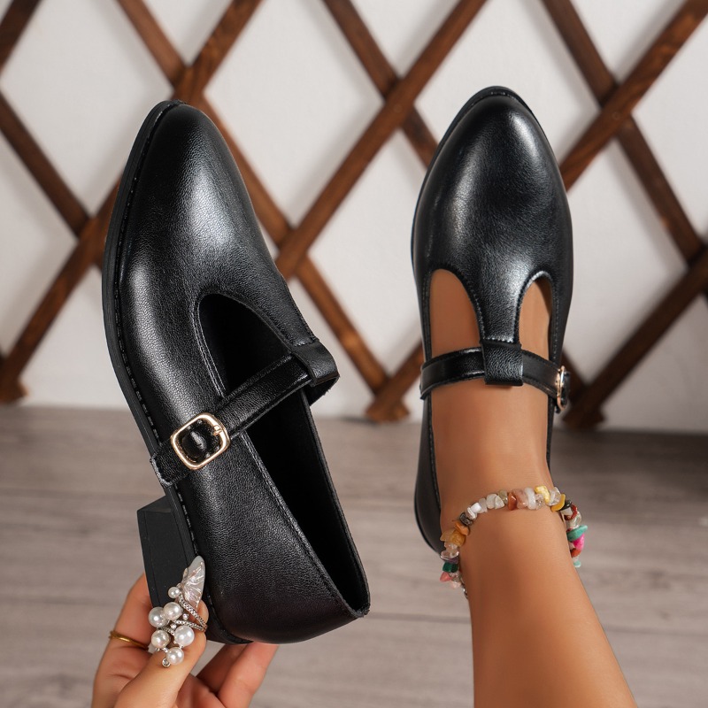 2025 الربيع T-حزام كعب سميك مض - مراجعة Vintage Fashion Rome وسعره