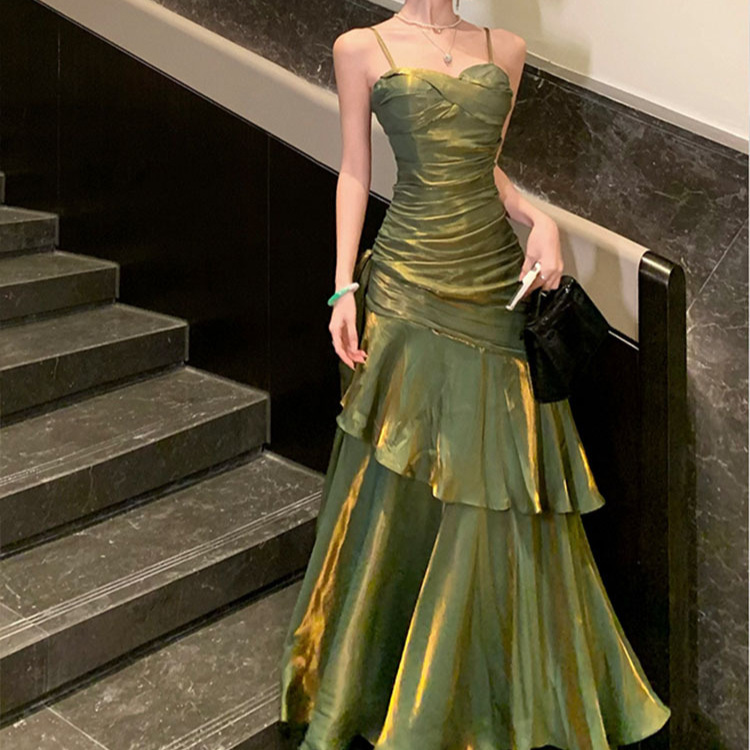 فستان نسائي صيفي جديد أنيق طوي - مراجعة Vintage Fashion Events وسعره