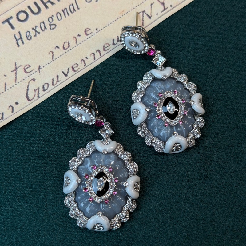    أقراط متدلية من المينا الأ - مراجعة Vintage Fashion Jewelry Brands وسعره