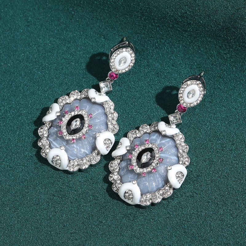    أقراط متدلية من المينا الأ - مراجعة Vintage Fashion Jewelry Brands وسعره